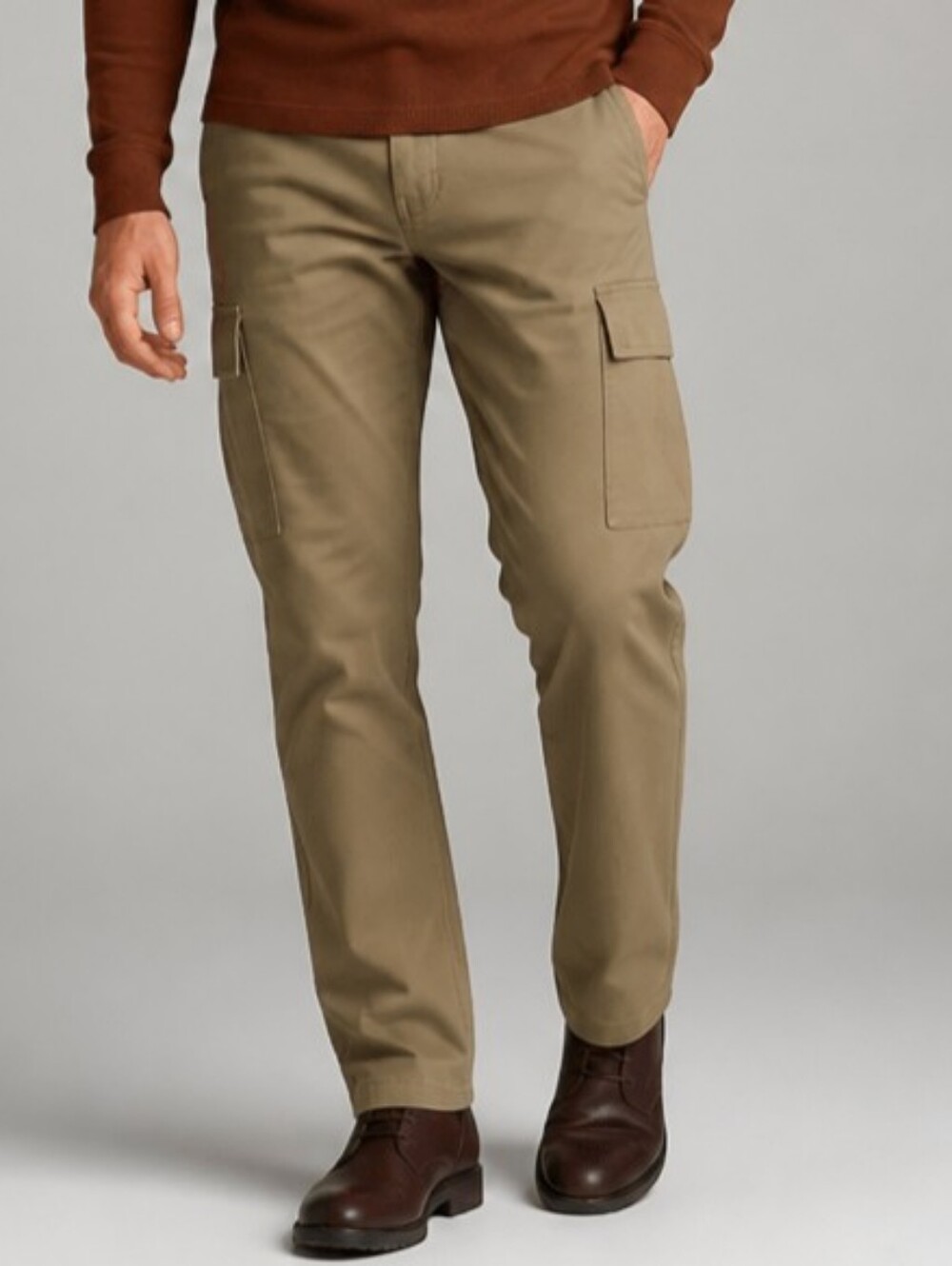 VF ImageWear Cargo Pants Mens 37 Khaki Workwear Uniform Outdoor Utility USA Made